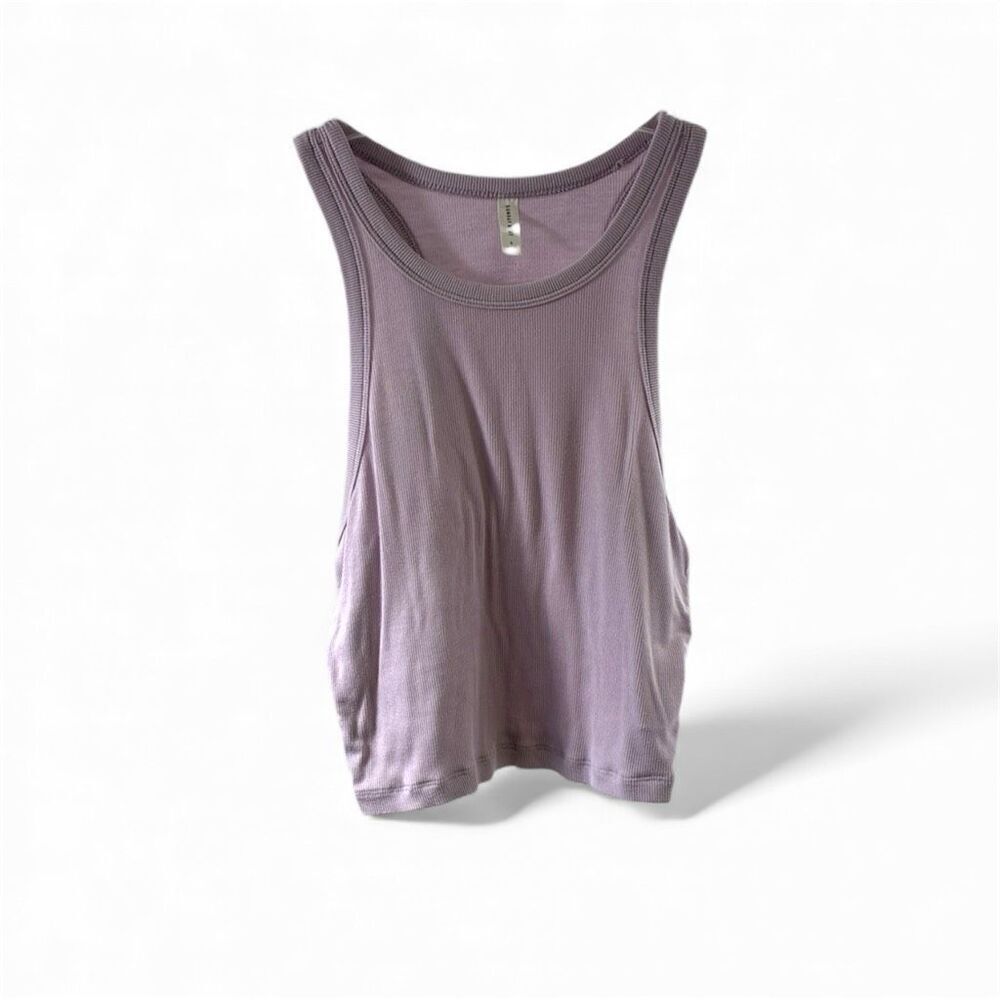Sunday Best Aritzia Crooped Tank Top in Lavender Size S